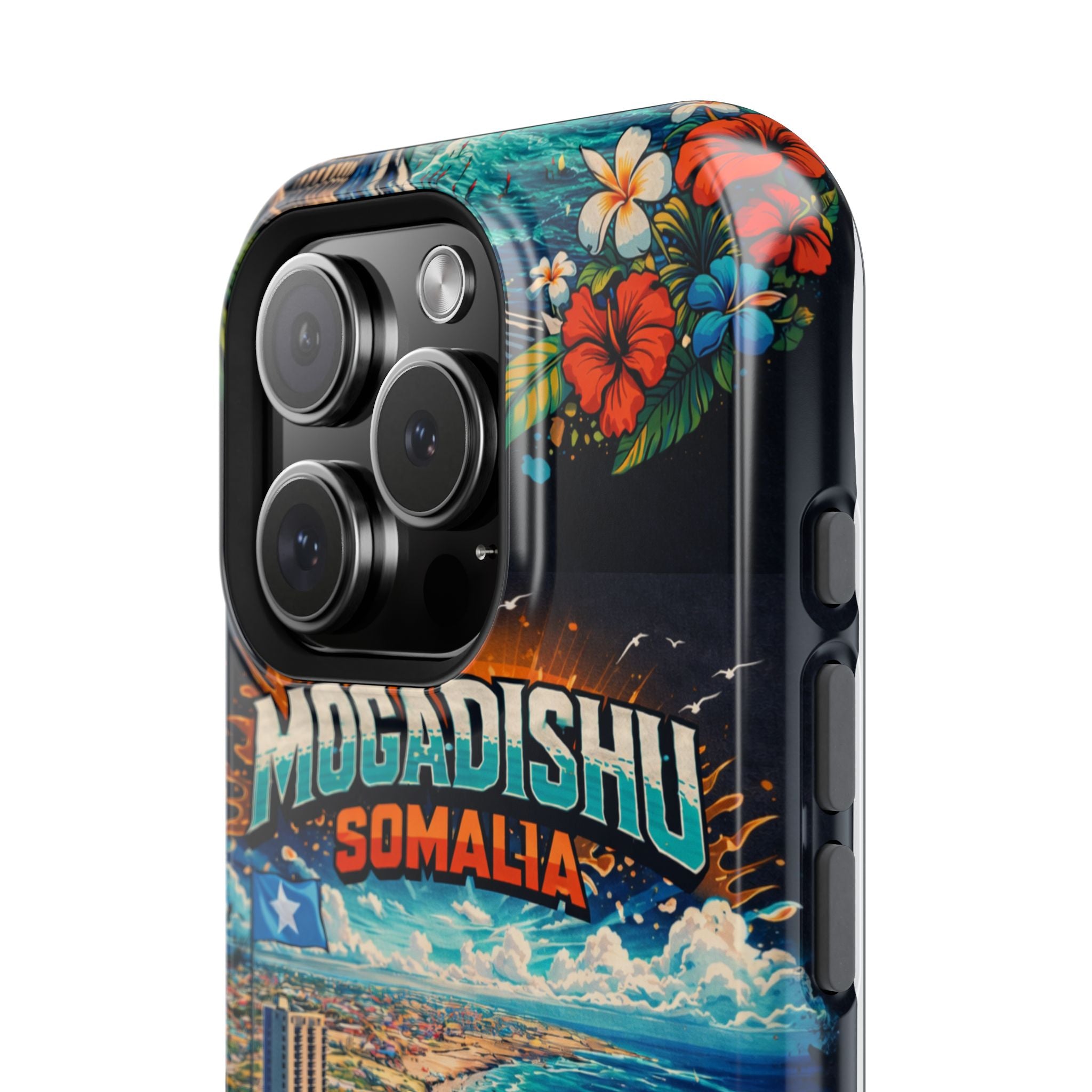 Mogadishu Somalia Beach iPhone 16   Case — Impact-Resistant Protective Case