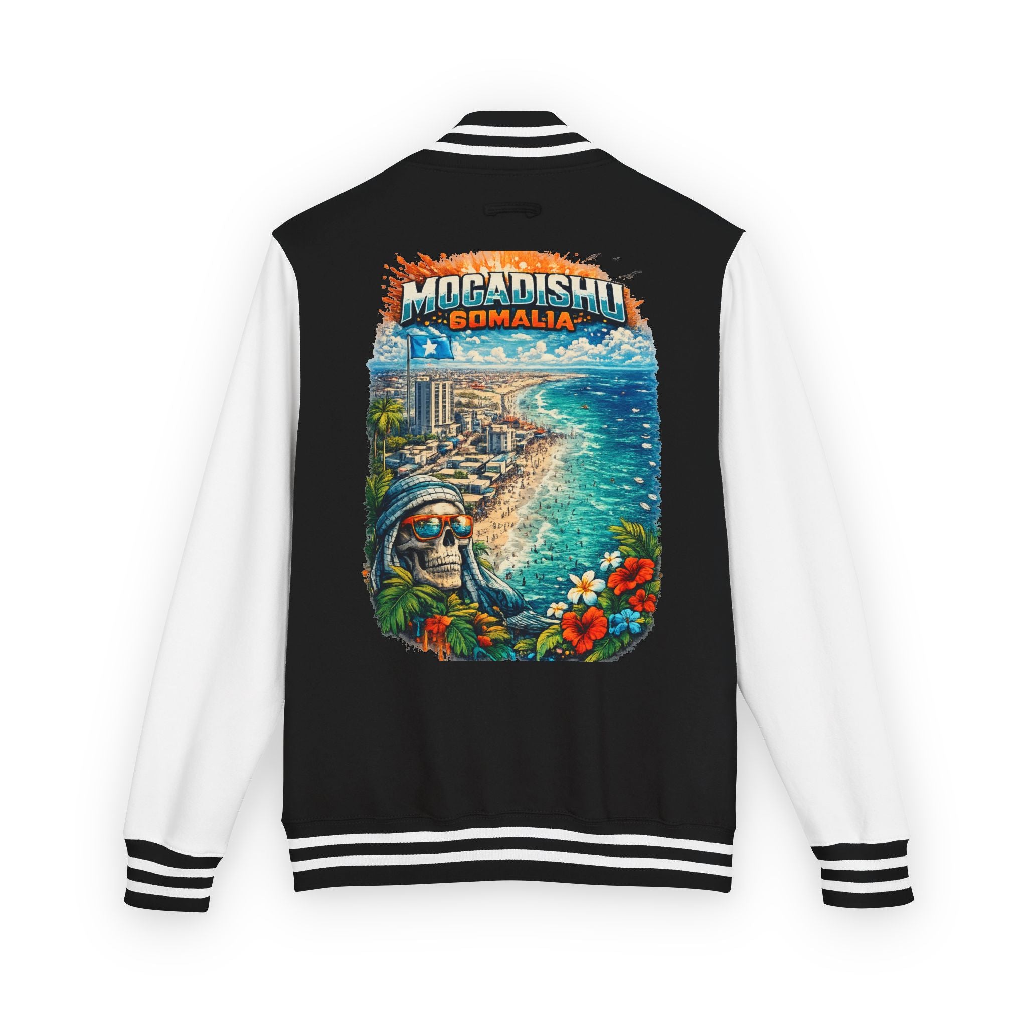 Letterman Jacket - Mogadishu Somalia Beachscape Varsity Jacket