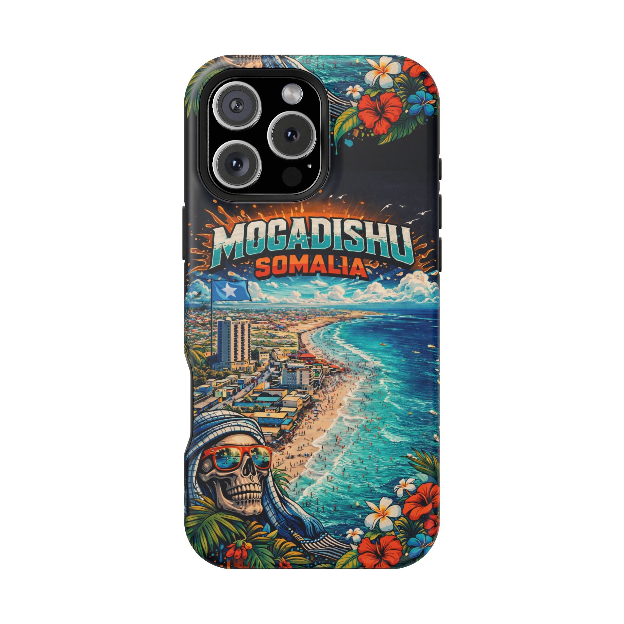Mogadishu Somalia Beach iPhone 16   Case — Impact-Resistant Protective Case