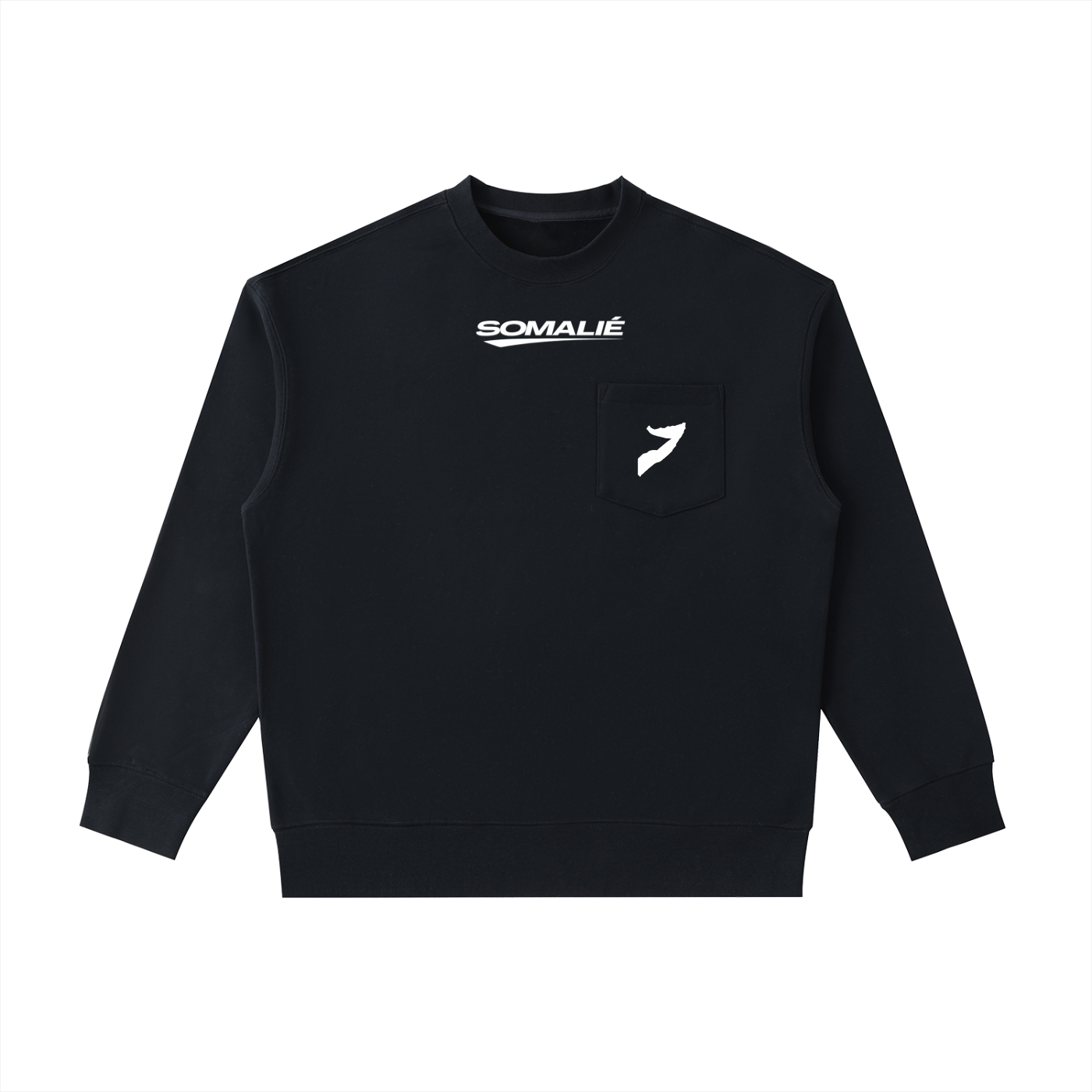 Heavyweight Patch Pocket Crewneck Sweatshirt
