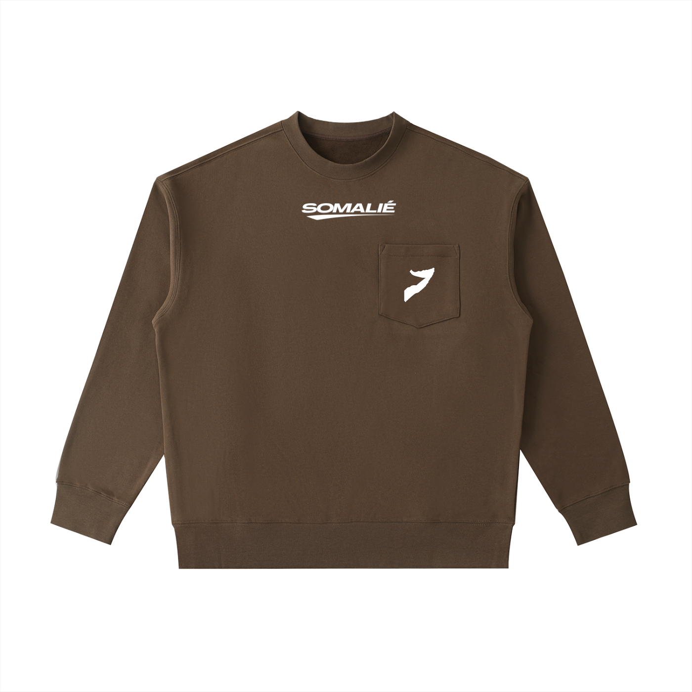 Heavyweight Patch Pocket Crewneck Sweatshirt