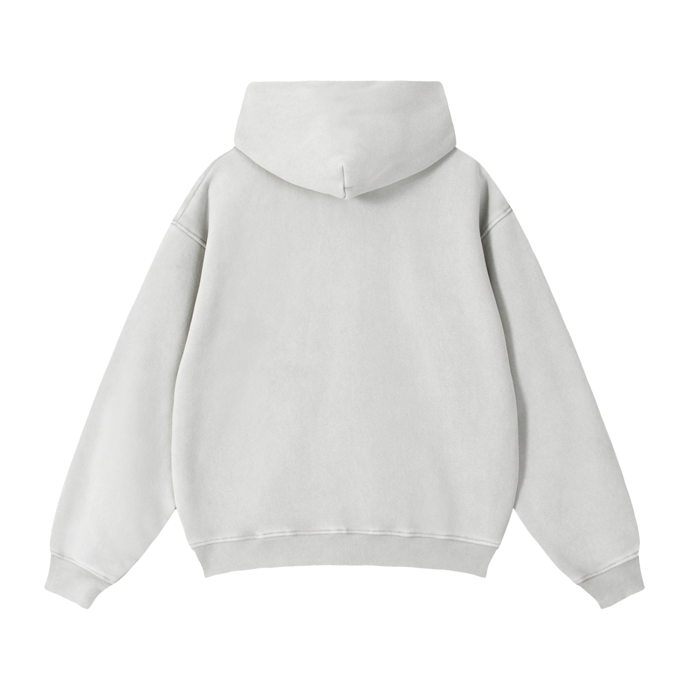 SomaliéClo Zip-Through Boxy Fleece Hoodie