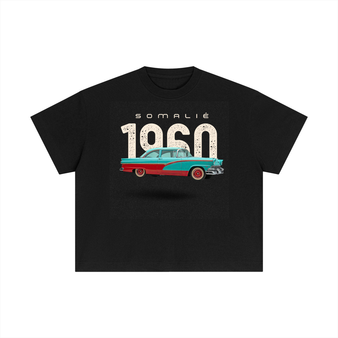 SomaliéClo 1960 Essential Cotton Boxy T-Shirt