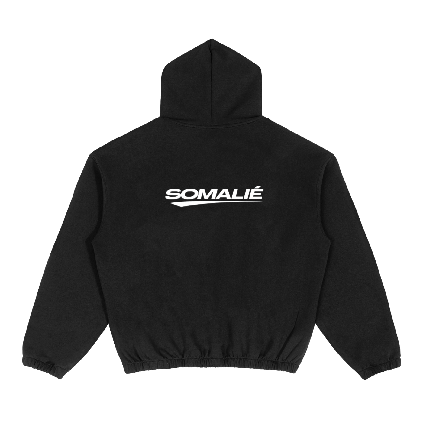 SomaliéClo Boxy Cinched Hem Hoodie