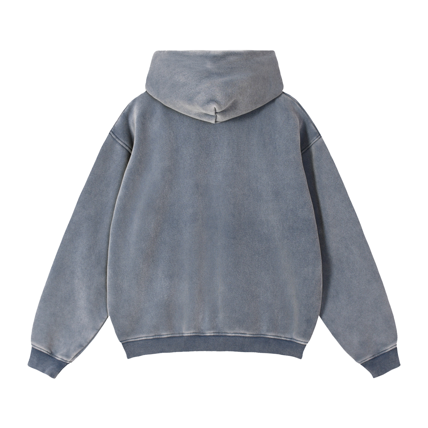 SomaliéClo Zip-Through Boxy Fleece Hoodie